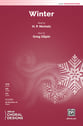 Winter SATB choral sheet music cover